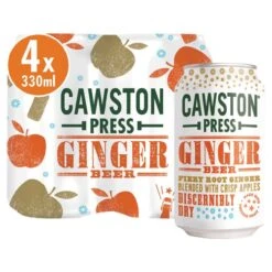 Cawston Press Sparkling Ginger Beer 4 X 330ml(Cawston Press Sparkling Ginger Beer 330ml)