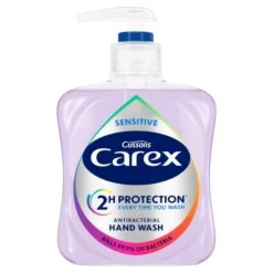 Carex Antibacterial Sensitive Protecting Hand Wash 250ml(Cussons Carex Sensitive Hand Wash 250ml)