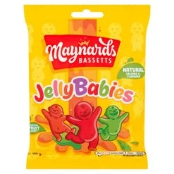 Maynards Bassetts Jelly Babies Sweets Bag 165g(Bassetts Jelly Babies 460 G)