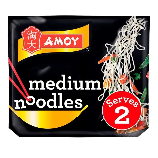 Amoy Straight To Wok Medium Noodles 2 X 150g(Amoy Straight To Wok Medium Noodles 2 Pack 300g) 1 Amoy Straight To Wok Medium Noodles 2 X 150g(Amoy Straight To Wok Medium Noodles 2 Pack 300g)