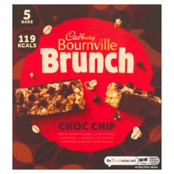 Cadbury Bournville Brunch Bar Choc Chip 5 X 28g(Cadbury Bournville Brunch Bar Choc Chip 5 X 32g)