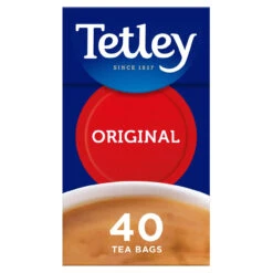 Tetley Tea Bags 40 Per Pack(Tetley Original 12x40 Tea Bags 125g)