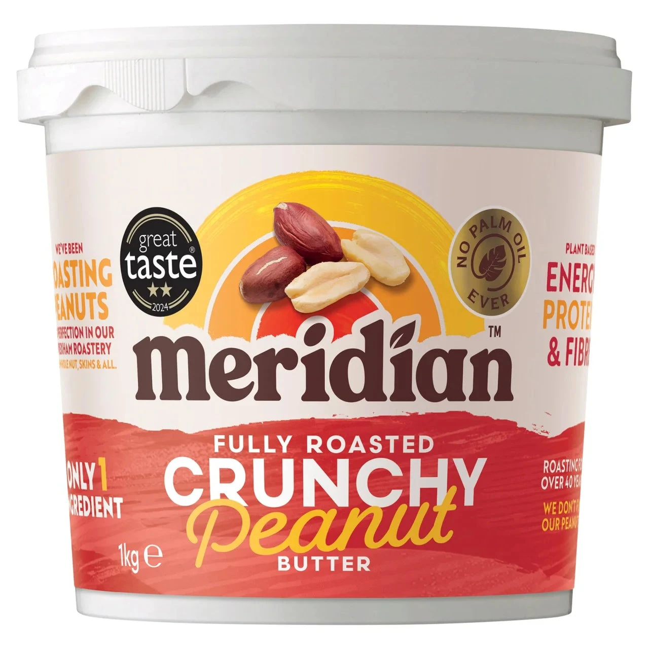 Meridian Crunchy Peanut Butter 100% 1kg(Meridian Natural Smooth Peanut Butter No Added Sugar And No Added Salt 1kg) 1 Meridian Crunchy Peanut Butter 100% 1kg(Meridian Natural Smooth Peanut Butter No Added Sugar And No Added Salt 1kg)