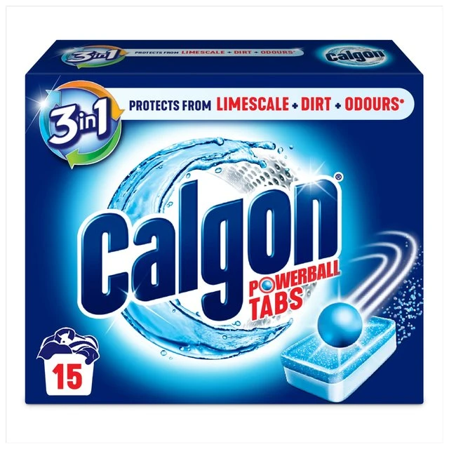 Calgon 3-in-1 Washing Machine Water Softener Tablets 15 Per Pack(Calgon Tablets Water Softener 15 Per Pack) 1 Calgon 3-in-1 Washing Machine Water Softener Tablets 15 Per Pack(Calgon Tablets Water Softener 15 Per Pack)