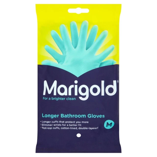 Marigold Medium Bathroom Gloves 1pair(Marigold Bathroom Gloves Medium) 1 Marigold Medium Bathroom Gloves 1pair(Marigold Bathroom Gloves Medium)