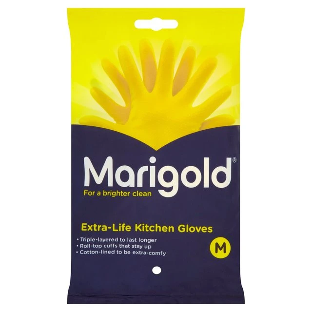 Marigold Extra Life Kitchen Gloves Medium 1 Pair(Marigold Medium Kitchen Gloves 1pair) 1 Marigold Extra Life Kitchen Gloves Medium 1 Pair(Marigold Medium Kitchen Gloves 1pair)
