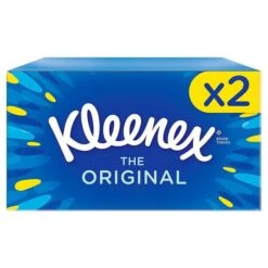 Kleenex Original Tissues 2 Packs 2 X 72 Per Pack(Kleenex Original Pocket Tissues 8 Pack 9s)