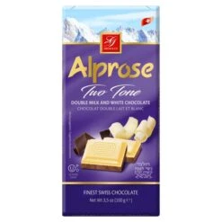 Alprose Swiss Two Tone Chocolate 100g(Alprose Swiss Two Tone Chocolate 100g)