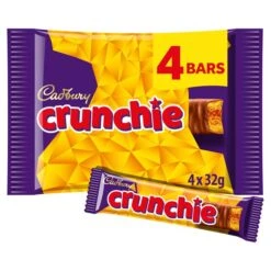 Cadbury Crunchie Multipack 4 Per Pack(Cadbury Crunchie X 4 160g)