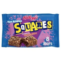 Kellogg's Squares Totally Chocolatey 8 Per Pack(Kelloggs Squares Totally Chocolatey 8 X 34g)