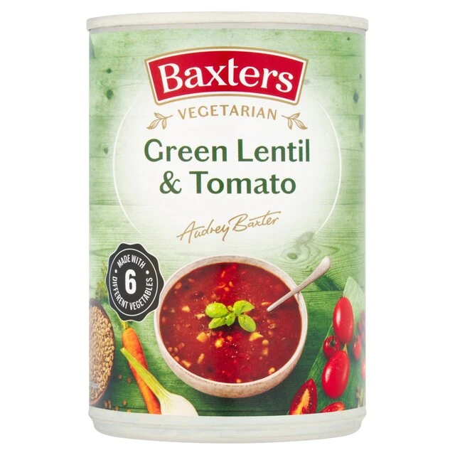 Baxters Vegetarian Puy Lentil & Tomato Soup 400g(Baxters Vegetarian Puy Lentil Tomato Soup 400g) 1 Baxters Vegetarian Puy Lentil & Tomato Soup 400g(Baxters Vegetarian Puy Lentil Tomato Soup 400g)