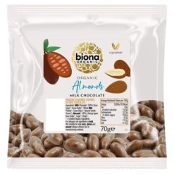 Biona Organic Almonds Milk Chocolate 70g(Biona Organic Almonds Milk Chocolate 70g)