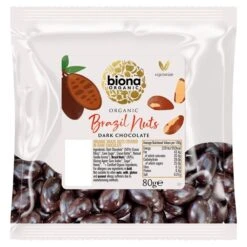 Biona Organic Brazil Nuts Dark Chocolate 80g(Biona Organic Brazil Nuts Dark Chocolate 80g)