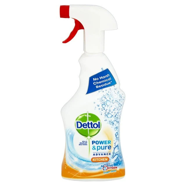 Dettol Power & Pure Kitchen Cleaning Spray 750ml(Dettol Power Pure Multi Purpose Kitchen Oxygen Splash 750ml) 1 Dettol Power & Pure Kitchen Cleaning Spray 750ml(Dettol Power Pure Multi Purpose Kitchen Oxygen Splash 750ml)