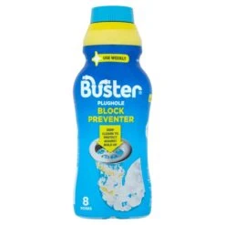 Buster Plughole Block Preventer 500ml(Buster Deep Clean Foamer For Plugholes Overflows 500ml)