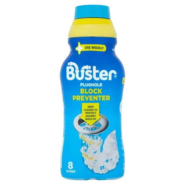 Buster Plughole Block Preventer 500ml(Buster Deep Clean Foamer For Plugholes Overflows 500ml) 1 Buster Plughole Block Preventer 500ml(Buster Deep Clean Foamer For Plugholes Overflows 500ml)