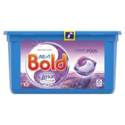 Bold All-in-1 Pods Washing Liquid Capsules Lavender & Camomile 36 Per Pack(Bold Lavender Camomile Liqui Tabs 33 Per Pack)