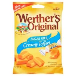 Werther's Toffee Sugar Free 80g(Werthers Toffee Sugar Free 80g)