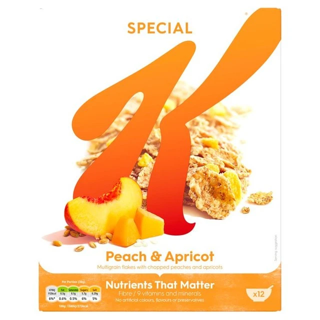 Kellogg's Special K Peach & Apricot 360g(Kelloggs Special K Peach Apricot 320g) 1 Kellogg's Special K Peach & Apricot 360g(Kelloggs Special K Peach Apricot 320g)