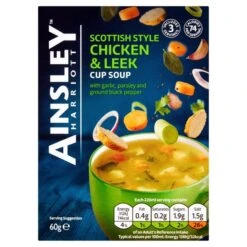 Ainsley Harriott Scottish Chicken & Leek Cup Soup 60g(Ainsley Harriott Scottish Chicken Leek Soup 3 Pack 60g)