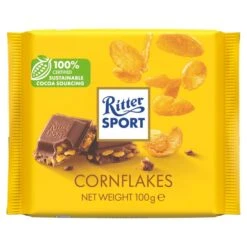 Ritter Sport Cornflakes Milk Chocolate 100g(Ritter Sport Cornflakes Milk Chocolate 100g)