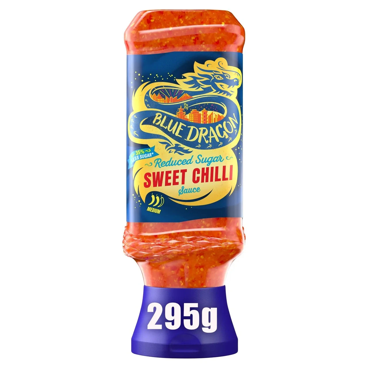 Blue Dragon Light Thai Sweet Chilli Sauce 295g(Blue Dragon Reduced Sugar Sweet Chilli Dipping Sauce Squeezy 350ml) 1 Blue Dragon Light Thai Sweet Chilli Sauce 295g(Blue Dragon Reduced Sugar Sweet Chilli Dipping Sauce Squeezy 350ml)
