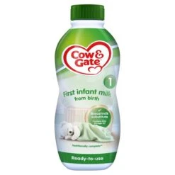 Cow & Gate 1 First Baby Milk Formula From Birth 1L(Cow Gate First Infant Milk From Newborn Ready To Feed Stage 1 1l)