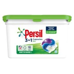 Persil® Persil 3 In 1 Laundry Washing Capsules Bio 15 Per Pack(Persil Bio Dual Action Capsules 28 Wash 28 Per Pack)