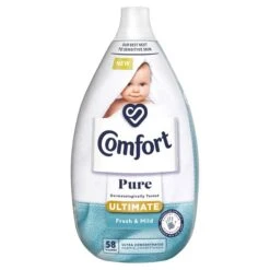 Comfort Ultra Concentrated Fabric Conditioner Pure 58 Wash 870ml(Comfort Pure Fabric Conditioner 42 Wash 4x1 5l)
