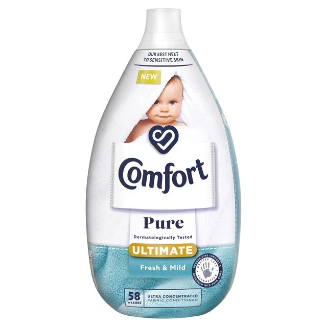 Comfort Ultra Concentrated Fabric Conditioner Pure 58 Wash 870ml(Comfort Pure Fabric Conditioner 42 Wash 4x1 5l) 1 Comfort Ultra Concentrated Fabric Conditioner Pure 58 Wash 870ml(Comfort Pure Fabric Conditioner 42 Wash 4x1 5l)