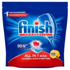 Finish All In 1 Max Dishwasher Tablets Lemon Scent 90 Per Pack(Finish All In 1 Max Dishwasher Tablets Lemon 100 Per Pack)