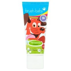 Brush Baby Spearmint Toothpaste 6yrs+ 50ml(Brush Baby Soft Teether Brush)