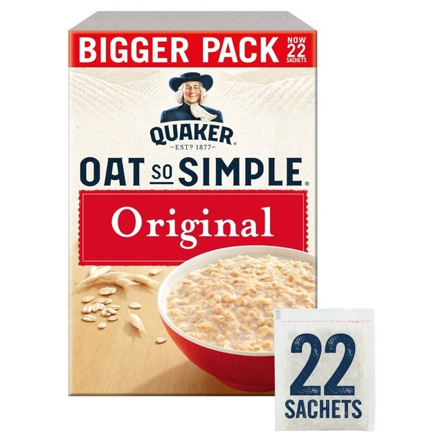 Quaker Oat So Simple Original Porridge 22 X 27g(Quaker Oat So Simple Original Porridge 22 X 27g) 1 Quaker Oat So Simple Original Porridge 22 X 27g(Quaker Oat So Simple Original Porridge 22 X 27g)