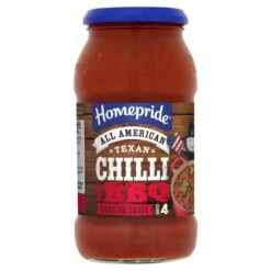 Homepride Texan Chilli Smoky BBQ 485g(Homepride Cheesy Pasta Bake Sauce 500g)