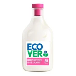 Ecover Fabric Softener Apple Blossom & Almond 50 Washes 1.5L(Ecover Window Glass Cleaner Spray 500ml)
