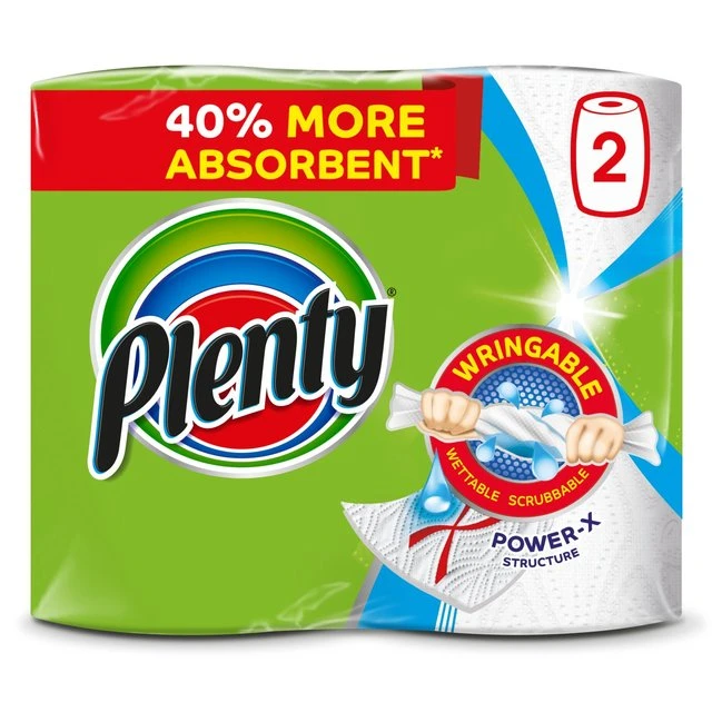 Plenty White Kitchen Roll 2 Per Pack(Plenty White Kitchen Towels 2 Per Pack) 1 Plenty White Kitchen Roll 2 Per Pack(Plenty White Kitchen Towels 2 Per Pack)