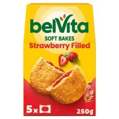 Belvita Strawberry Soft Bakes Breakfast Biscuits 5 Per Pack(Belvita Strawberry Soft Bakes Breakfast Biscuits 5 X 40g)