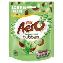 Nestlé® Aero Bubbles Peppermint Mint Chocolate Sharing Bag 92g(Aero Bubbles Peppermint Mint Chocolate Sharing Bag 92g)