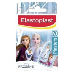 Elastoplast Disney's Frozen Plasters 20 Per Pack(Elastoplast Disney Princess Plasters X4)
