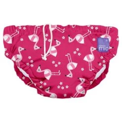 Bambino Mio Reusable Swim Nappy Pink Flamingo Large 1-2 Years(Bambino Mio Reusable Swim Nappy Blue Whale 2 Years)