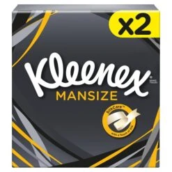 Kleenex Extra Large Twinpack 2 X 44 Sheets(Kleenex For Men Compact Tissue Twin Pack 50s)