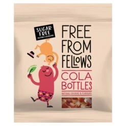 Free From Fellows Vegan Sugar Free Cola Bottles 70g(Free From Fellows Vegan Sugar Free Cola Bottles 70g)