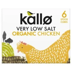 Kallo Organic Very Low Salt Chicken Stock Cubes 6 X 8g(Kallo Organic Very Low Salt Chicken Stock Cubes 6 X 8g)