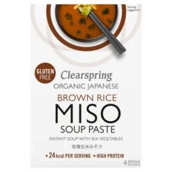 Clearspring Organic Miso Soup Paste 4 X 15g(Clearspring Organic Miso Soup Paste 4 X 15g)