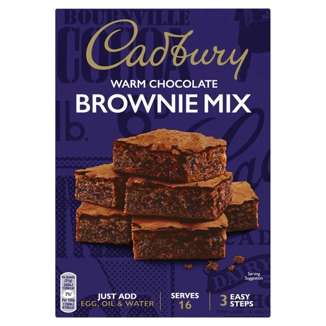 Cadbury Brownie Mix 350g(Cadbury Mighty Perky Nana 45g) 1 Cadbury Brownie Mix 350g(Cadbury Mighty Perky Nana 45g)