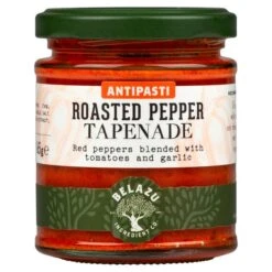 Belazu Roasted Pepper Tapenade 165g(Belazu Green Verbena Harissa 90g)