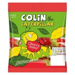 M&S Colin The Caterpillar Cherry Gums 170g(M S Colin The Caterpillar Cherry Gums 170g)
