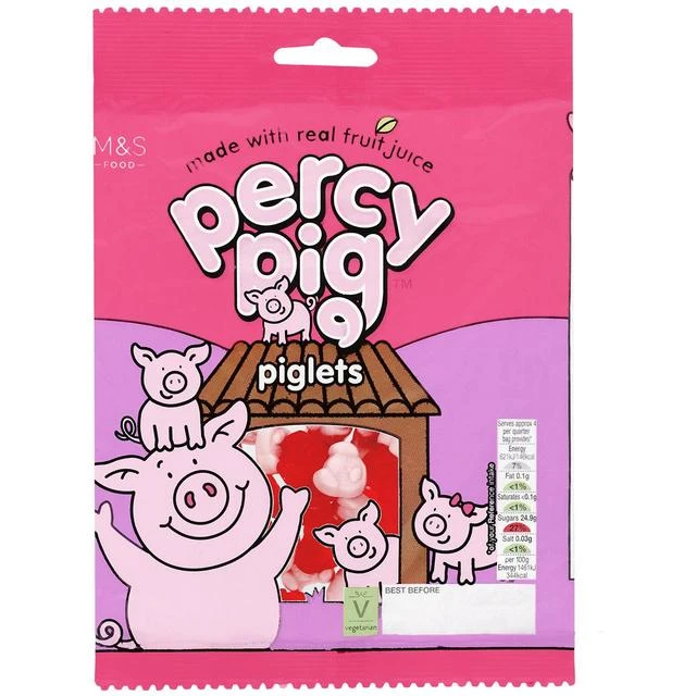 M&S Percy Pig Piglet Fruit Gums 170g(M S Percy Pig Piglet Fruit Gums 170g) 1 M&S Percy Pig Piglet Fruit Gums 170g(M S Percy Pig Piglet Fruit Gums 170g)