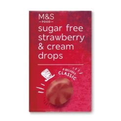 M&S Sugar Free Strawberry & Cream Drops 42g(M S Sugar Free Strawberry Cream Drops 42g)
