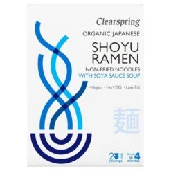 Clearspring Japanese Shoyu Ramen Noodles With Soya Sauce Soup 210g(Clearspring Organic Japanese Shoyu Ramen Noodles With Soya Sauce Soup 170g)